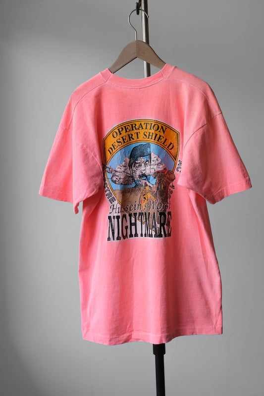 1990’s Vintage Operation Desert Shield Nightmare Tee 古著 波斯灣戰爭印花短踢 美國製
