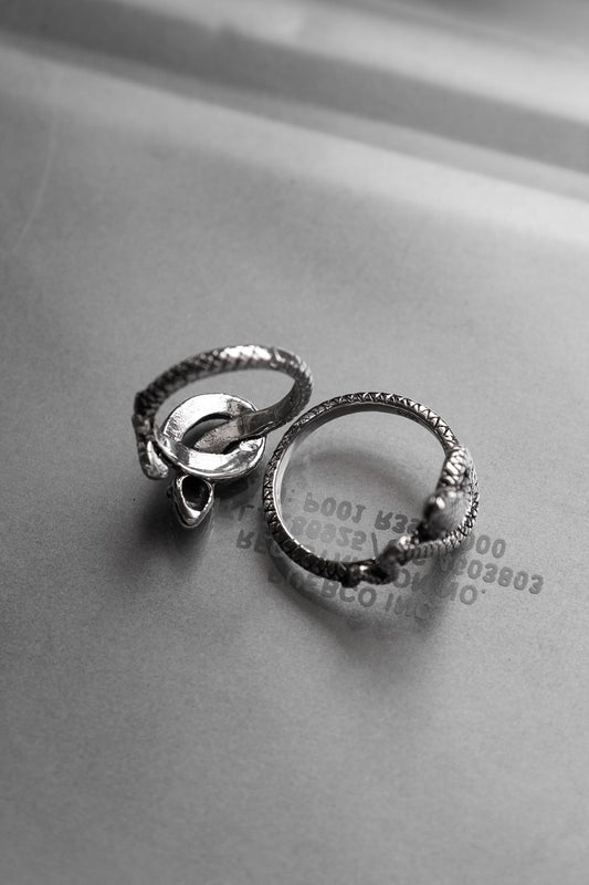 Snake Wrap 925 Sterling Silver Ring 盤蛇纏繞 925純銀戒