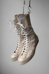 The Viridi-Anne Leather Lace-up Zip Boxing Boots 日本先鋒設計師品牌 皮革後拉鏈綁帶拳擊靴