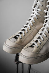 The Viridi-Anne Leather Lace-up Zip Boxing Boots 日本先鋒設計師品牌 皮革後拉鏈綁帶拳擊靴
