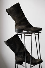 NORIEI Oiled Tanned Suede Leather Boots 日本鞋履設計師品牌 植鞣革絨面麂皮長靴