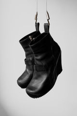 Rick Owens wedge boots 瑞克·歐文斯 楔型高跟靴