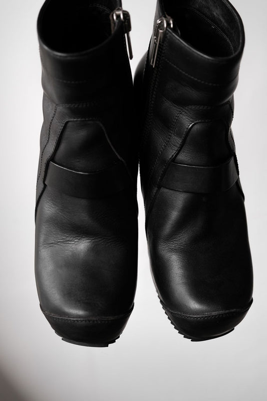 Rick Owens wedge boots 瑞克·歐文斯 楔型高跟靴