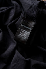 DAMIR DOMA Cotton / Cashmere Long Tank Top 法國設計師品牌 喀什米爾棉混紡 長版開叉背心 深藍