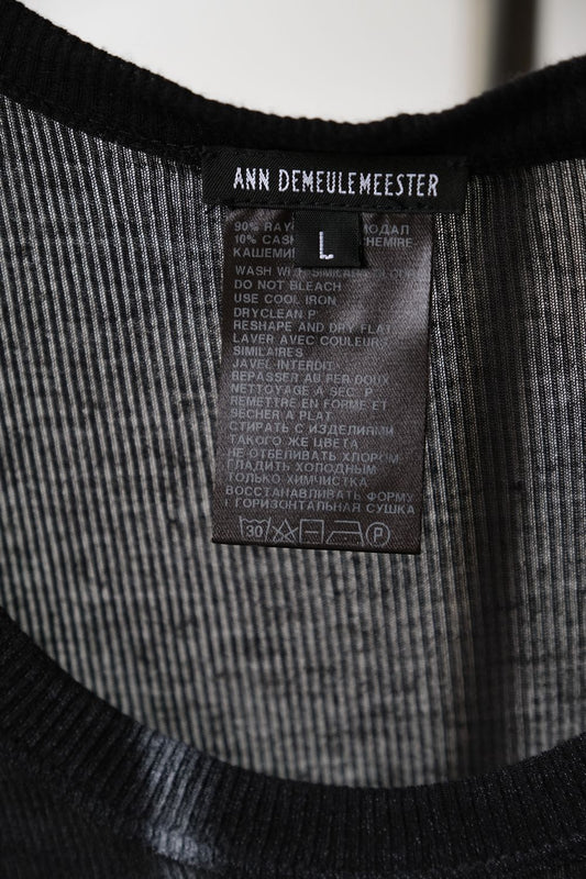 Ann Demuelemeester Rayon Printed Tank Top 人造絲混紡印花長版背心