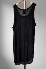Ann Demuelemeester Rayon Printed Tank Top 人造絲混紡印花長版背心