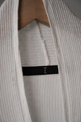 JULIUS 13SS Silknep Rib Tee 蝙蝠袖螺紋針織長版T