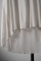 JULIUS 13SS Silknep Rib Tee 蝙蝠袖螺紋針織長版T