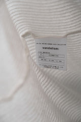 JULIUS 13SS Silknep Rib Tee 蝙蝠袖螺紋針織長版T