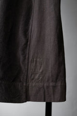 Rick Owens DRKSHDW Corduroy Turtleneck Long Vest 燈芯絨拼接長版高領背心