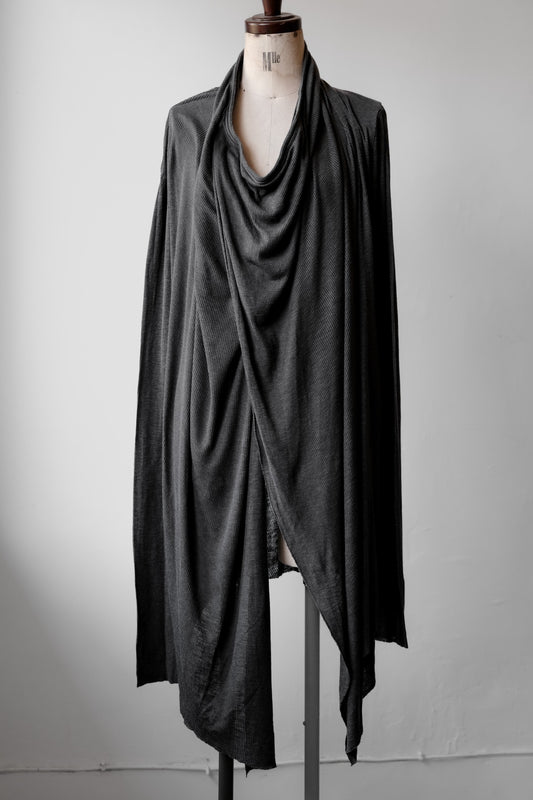 “JULIUS_7 resonance AW12 Drape Cardigan JULIUS支線 垂墜針織開襟外套 日本製