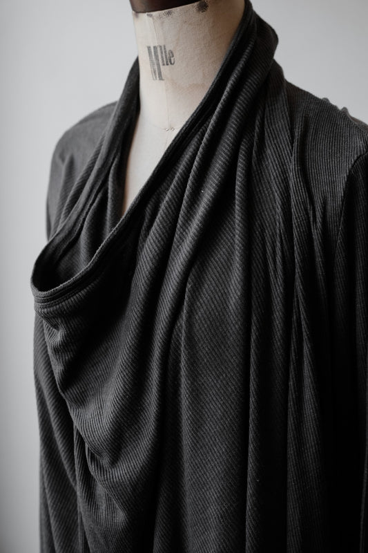 “JULIUS_7 resonance AW12 Drape Cardigan JULIUS支線 垂墜針織開襟外套 日本製