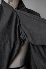 “JULIUS_7 resonance AW12 Drape Cardigan JULIUS支線 垂墜針織開襟外套 日本製