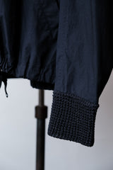 Damir Doma Draped Collar Zip Jacket with Drawstring Hem 歐洲前衛設計師品牌 垂墜領拉鍊外套
