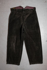 French 1940~50’s Vintage Corduroy Buckle Work Pants 法國古著巴黎釦燈芯絨工作褲(商品在海葵工作室)