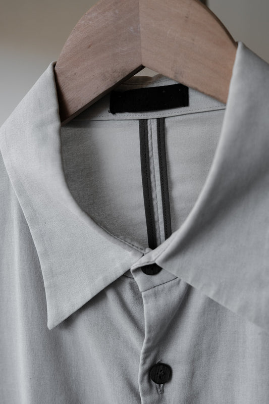 DEVOA Distressed Hem Long Sleeve Shirt 日本設計師品牌 灰色毛邊長袖襯衫