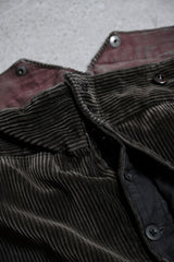French 1940~50’s Vintage Corduroy Buckle Work Pants 法國古著巴黎釦燈芯絨工作褲(商品在海葵工作室)