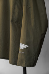atelierbluebottle nylon shirt Olive 日本戶外機能品牌 尼龍輕量襯衫