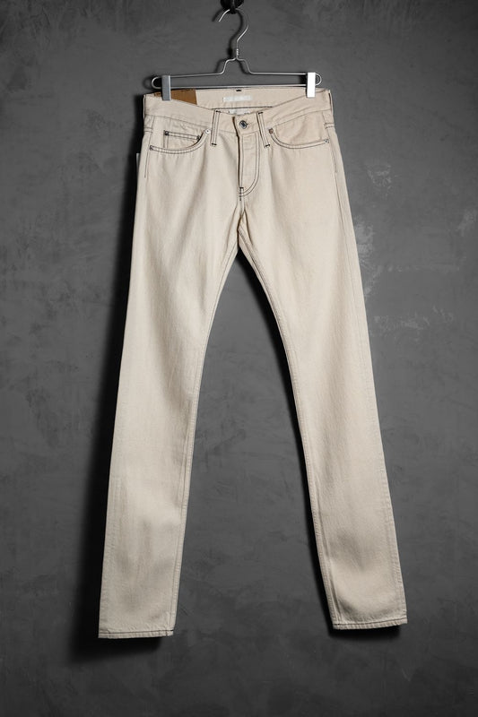 Helmut Lang Mid-rise Natural Slim Jeans 原胚色丹寧窄管長褲 全新附吊牌