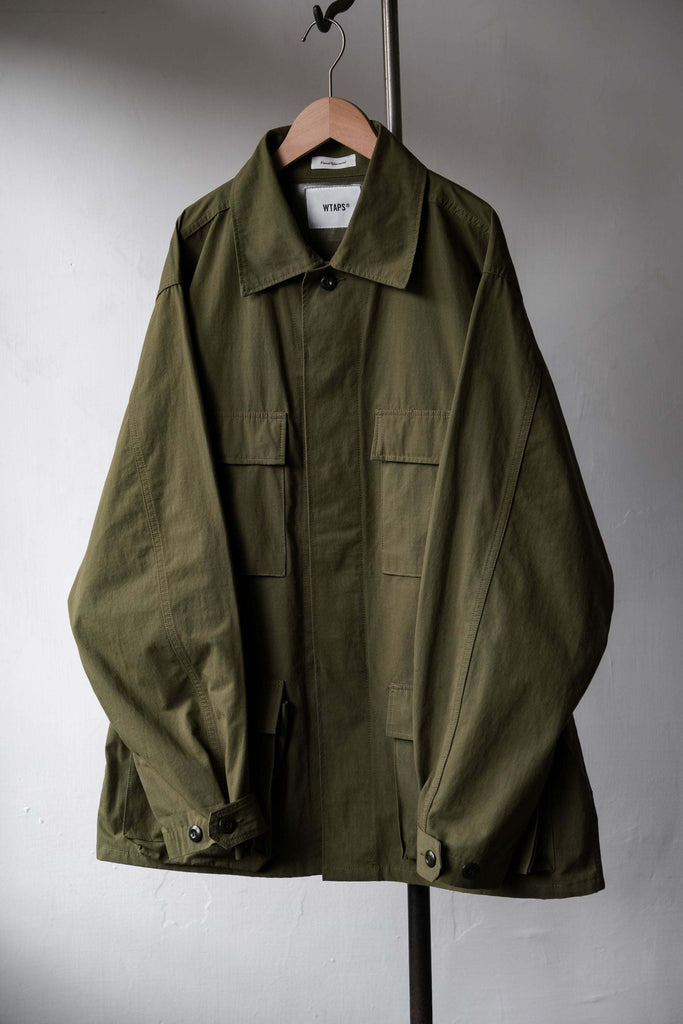 WTAPS 18F/W Jungle L/S Shirt NYCO Ripstop 西山徹抗撕裂布軍裝