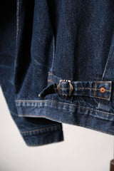 Levi’s Vintage Clothing LVC 1990’s 506XX Type 1 Buckle Selvedge Denim Jacket 555廠美國製 深色布邊牛仔外套