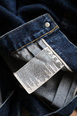 Levi’s Vintage Clothing LVC 1990’s 506XX Type 1 Buckle Selvedge Denim Jacket 555廠美國製 深色布邊牛仔外套