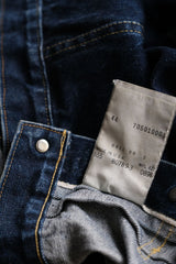 Levi’s Vintage Clothing LVC 1990’s 506XX Type 1 Buckle Selvedge Denim Jacket 555廠美國製 深色布邊牛仔外套
