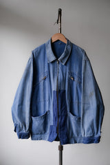 ”VETRA” Remake French Vintage Zip Work Jacket French vintage workwear remake zipper work jacket (product in Anemone Studio)