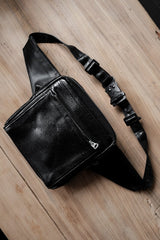 PORTER TOKYO Square Leather Waist Pouch 吉田鞄 皮革方形腰包