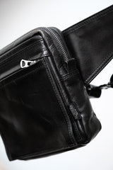 PORTER TOKYO Square Leather Waist Pouch 吉田鞄 皮革方形腰包