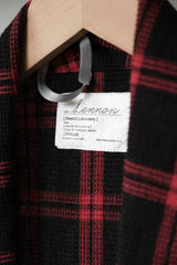 OVKLAB Check Tartan Night Robe 台灣街牌 紅黑格紋睡袍