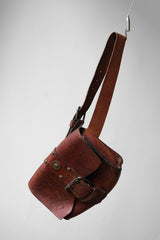 Vintage “Leatherman” Leather Buckle Shoulder Bag