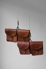 French Army Vintage Leather Magazine Belt Pouch 法國陸軍彈藥袋腰包