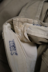 U.S.ARMY 1950’s Khaki Chino Trousers 美軍公發斜紋棉卡其褲
