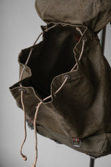 Swiss Army 1958 Vintage Salt & Pepper Mountain Backpack 瑞士軍山岳部隊 胡椒鹽布後背包