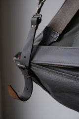 German Army Vintage RIES Zipper Pocket Canvas / Leather Rucksack 德軍拉鏈口袋帆布/皮革後背包