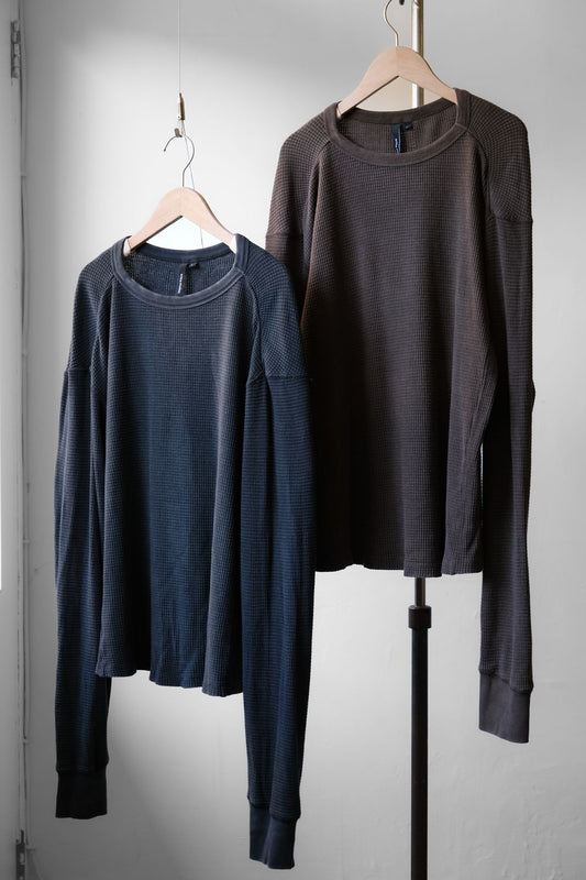 entire studios Organic Cotton Waffle Thermal Long Sleeve Tee 有機棉華夫格長袖上衣