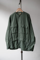 ROTHCO レディース ノーカラー BDU ミリタリージャケット レプリカ 耐裂性生地 ノーカラー ミリタリージャケット