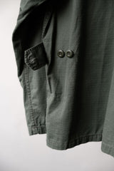 ROTHCO レディース ノーカラー BDU ミリタリージャケット レプリカ 耐裂性生地 ノーカラー ミリタリージャケット