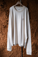 Story mfg. Again L/S Tee British sustainable fashion brand recycled cotton long sleeves off-white