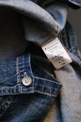 PORTER CLASSIC Indigo Denim Pullover Shirt 藍染丹寧套頭襯衫