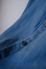 PORTER CLASSIC Indigo Linen Shirt Jacket 藍染亞麻襯衫式外套