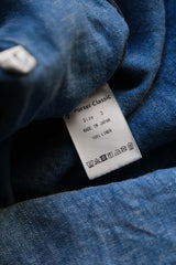 PORTER CLASSIC Indigo Linen Shirt Jacket 藍染亞麻襯衫式外套