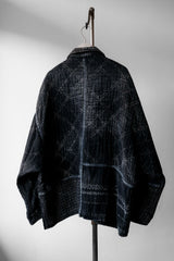 Porter Classic - Kogin Jacket - BLACK 刺子繡拼接棉質工作外套