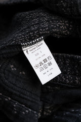 Porter Classic - Kogin Jacket - BLACK 刺子繡拼接棉質工作外套
