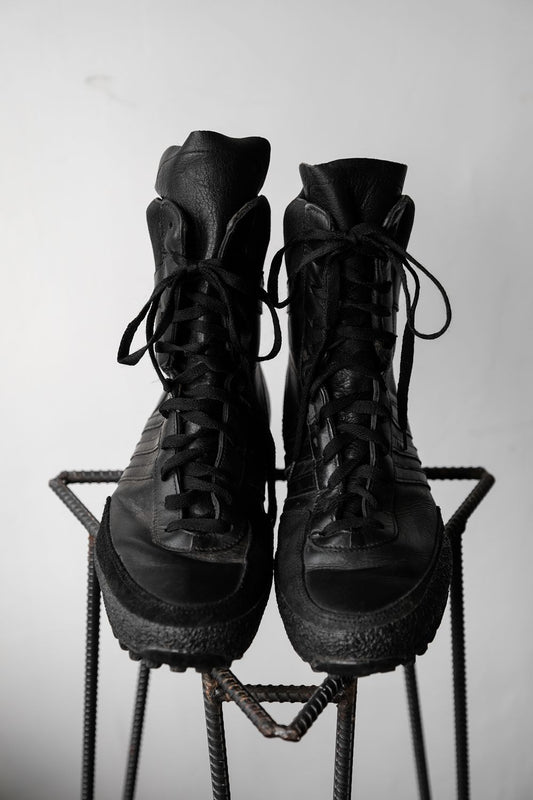 Adidas Vintage Leather Combat Boots Made in Germany GSG9 愛迪達古著 皮革高筒作戰靴 德國製