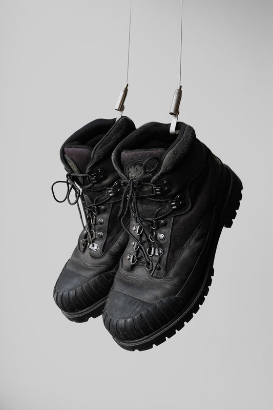 TIMBERLAND Heritage Rubber Toe Hiking Boots 皮革絨面防水健行登山靴
