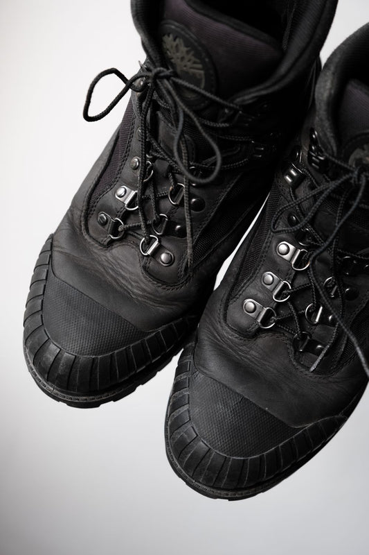 TIMBERLAND Heritage Rubber Toe Hiking Boots 皮革絨面防水健行登山靴
