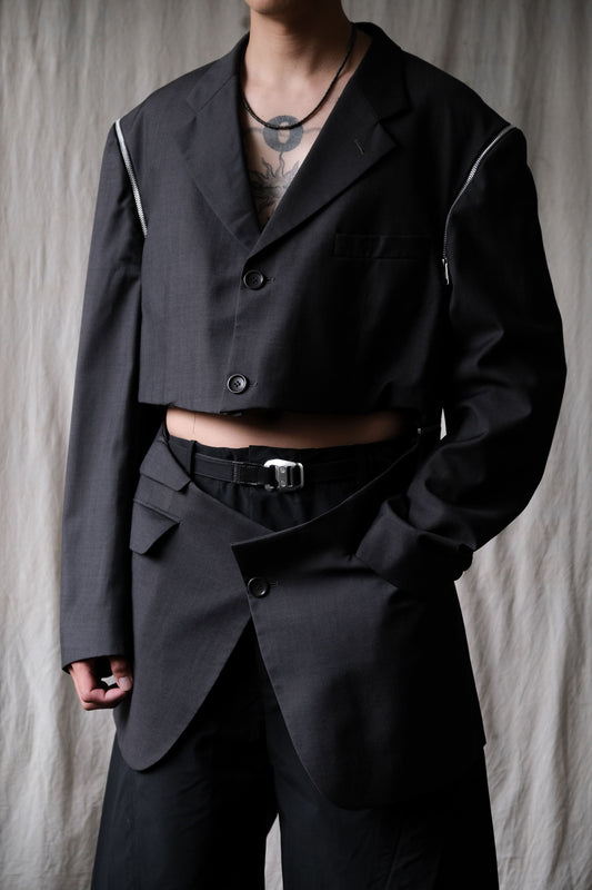 Ban Restructure Shiftable-Zipper Suit Jacket 伴重製可拆式拉鍊西裝外套（KENZO HOMME）