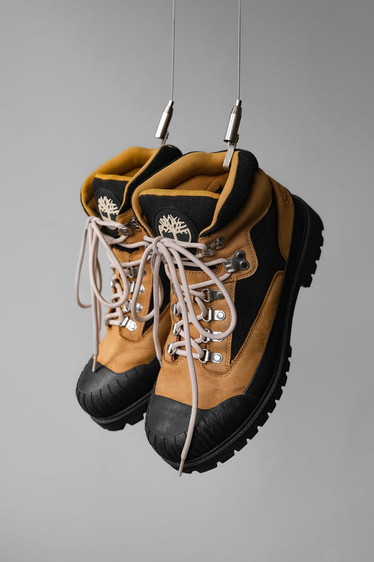 TIMBERLAND Heritage Rubber Toe Hiking Boots 皮革絨面防水健行登山靴